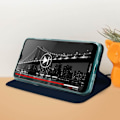 Miniatyrbild 3 av 4: Étui Folio - DUX DUCIS - Nokia 2.3 - Eco-läder - Videostöd - Kortfack - Mörkblå Nattblått