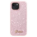 Pikkukuva 2 / 4: Coque pour iPhone 14 Finition Monochrome Pailletée Guess Rose Rosa