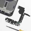 Pikkukuva 4 / 4: Latausliitin - AVIZAR - iPhone 15 Pro - USB C -portti - Mikrofoni Sininen Blå