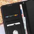 Miniatyrbild 3 av 4: Nokia C32 Fodral Handledsrem Svart Flip Fodral