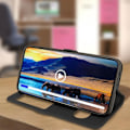 Pikkukuva 4 / 4: Etui Folio - AVIZAR - Samsung Galaxy J6 - Kaksoisikkuna - Tukiominaisuus - Musta Svart