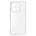 Pikkukuva 1 / 6: Kotelo Xiaomi Redmi Note 13 4G:lle - AVIZAR - Ohut läpinäkyvä silikoni - Suojattu kamera Transparent