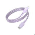 Miniatyrbillede 1 af 5: Cabo de Carga e Transferência USB-C / Lightning 3A Power Delivery 60W 1.2m BigBen Connected Violeta