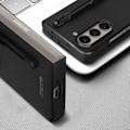 Pikkukuva 3 / 5: Kotelo - AVIZAR - Samsung Galaxy Z Fold 5 - Jäykkä - Musta - Iskun- ja naarmuuntumaton Svart