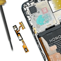 Pikkukuva 3 / 4: "Näppäin Power ja Ääni Honor 70 Lite, X8 5G ja X6 Musta" Svart