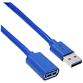 Miniatyrbild 2 av 3: Akyga USB-kabel USB-A hane, USB-A hona 1,80 m svart AK-USB-10
