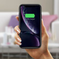 Pikkukuva 4 / 4: iPhone XR -akkukotelo - AVIZAR - Musta - 5000mAh - Litium-polymeeri - LED-merkkivalo Svart