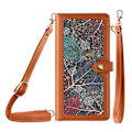 Pikkukuva 1 / 6: Suojakuori Samsung S24 Flower Multi Storage Brownille