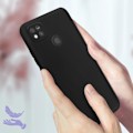 Miniatyrbillede 4 af 5: Xiaomi Redmi 10A Case Silikone Semi-stiv Soft-touch Fin Sort Svart