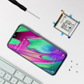 Pikkukuva 3 / 4: Sisäinen akku Samsung Galaxy A40 3020mAh alkuperäinen EB-BA405ABE valkoinen