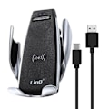Miniatyrbillede 2 af 5: Bilholder - LINQ - QI 10W - 360° drejelig - Kompatibel 3,5'' til 6,5'' - Automatisk åbning