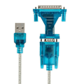 Pikkukuva 1 / 4: USB 2.0 - LinQ - DB25 ja DB9 - Vaaleansininen - Yhteys teollisuuslaitteisiin