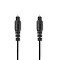 Miniatyrbillede 3 af 4: Nedis Digital lydkabel (optisk) TOSLINK (M) til TOSLINK (M) 5 m sort rund fiberoptik
