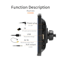 Miniatyrbild 4 av 6: 7" Taktile CarPlay Skärm Ansluten Wi-Fi med GPS / Android Auto / MP5 Spelare Svart