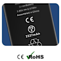 Miniatyrbild 4 av 4: Batteri - AVIZAR - iPhone 12 Mini - 2227mAh - Lithium Ion - Svart Svart