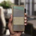 Miniatyrbillede 4 af 4: Hylster - Samsung - Galaxy Note 10 Plus - Translucent klap - Videostand - Gul/guld Gult guld
