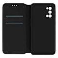 Miniatyrbillede 2 af 4: Housse - AVIZAR - Oppo Reno 4 Pro - Øko-læder - Stativfunktion - Sort Svart