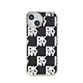 Miniatyrbild 3 av 6: DKNY IML Rutigt Monomönster - Fodral för iPhone 15/14/13 (svart)