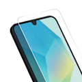 Pikkukuva 2 / 5: Samsung Galaxy A16:n näytönsuojus, karkaistu lasi 9H, viistetty 3mk, läpinäkyvä Transparent