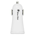 Miniatyrbild 3 av 4: Billaddare - Vit - Snabbladdning - USB 2A - LED-indikator - 40g Vit