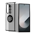 Pikkukuva 2 / 5: Suojakuori Samsung Galaxy Z Fold 6:lle - AVIZAR - Metal Ring Video Support - Musta Svart