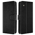 Miniatyrbillede 2 af 5: Étui til Sony Xperia L1 Flip Tegnebog og Video Stand Sort Svart