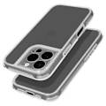 Miniatyrbillede 2 af 5: Etui til iPhone 16 Pro - AVIZAR - Sorte forstærkede bumper hjørner - Stiv - Syntetisk - Blandet Svart