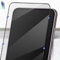 Pikkukuva 3 / 5: Karkaistu lasi Samsung S23 9H Kovuus Viistot Reunat 2.5D X-One musta Svart