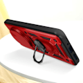 Pikkukuva 4 / 5: Coque pour Xiaomi Redmi 14C Bague Support Cache Caméra Coulissant Mayaxess Rouge Röd