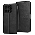 Miniatyrbillede 1 af 5: Taske til Xiaomi 14T - AVIZAR - Wallet Flip og stabil videosupport - Sort Svart