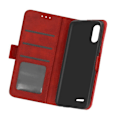 Miniatyrbillede 1 af 4: Etui - AVIZAR - LG K22 - Øko-læder - Rød - Video Støtte - Vintage Röd