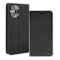 Miniatyrbillede 2 af 6: Folio-etui til iPhone 16 Pro Max Diamond-kortholder Video Support Sort Svart