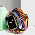 Miniatyrbild 4 av 5: Rem för Apple Watch 41 mm / 40 mm / 38 mm Flätad nylon Andas flerfärgad Flerfärgad