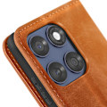 Miniatyrbillede 4 af 5: Housse Folio til Motorola Edge 60 Fusion og Edge 60 Video Støtte Brun kastanj
