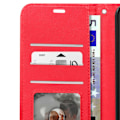Miniatyrbillede 3 af 5: Taske til Honor 90 Smart Wallet Stand Funktion med håndledsrem Mayaxess Red Röd