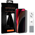 Pikkukuva 4 / 4: Näytönsuoja iPhone 7/8/SE 2022 Privacy Premium Tempered Glass 2.5D Eiger läpinäkyvä musta Transparent