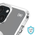 Miniatyrbillede 4 af 6: Coque MagSafe til iPhone 15 Presidio Perfect Clear Clicklock Speck Sølv Transparent