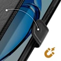 Miniatyrbillede 3 af 5: Étui til Oppo A40 Riem Klap Støtte Pung Sort Svart
