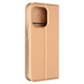 Miniatyrbild 1 av 5: Fodral till iPhone 15 Pro - DUX DUCIS - Rosa - Flip Card Hållare Video Support Rosa