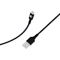 Miniatyrbillede 4 af 5: USB-A til micro-USB ladnings- og dataområde 10.5W 2.1A 1.2m BigBen Connected Sort