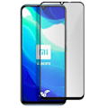 Miniatyrbild 2 av 4: Film Xiaomi Mi 10 Lite härdat glas Fasad Akashi Transparent svart kontur Svart