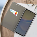 Miniatyrbild 3 av 6: Etui för Samsung Galaxy A15 - AVIZAR - Stöd funktion - Smart Serie - Mörkblå Blå