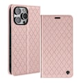 Miniatyrbillede 2 af 6: Folio Cover til iPhone 16 Pro Max - AVIZAR - Diamantkortholder Video Support - Pink Rosa
