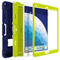 Miniatyrbillede 1 af 4: Coque iPad Pro 10.5 - AVIZAR - Beskyttelse i to materialer - Mørkeblå - Stødabsorberende - Integreret kickstand Midnattsblå