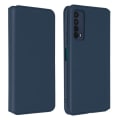 Miniatyrbild 1 av 4: Hölster - Huawei - P smart 2021 - Ekoskinn - Plånbok - Stödfunktion - Blå Blå