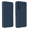 Miniatyrbillede 1 af 4: Housse - Huawei - P smart 2021 - Øko-læder - Wallet - Støttefunktion - Blå Blå