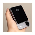 Miniatyrbillede 2 af 6: Powerbank MagSafe 5000 mAh med Digital Skærm USB-C og Lightning Forever Sort Svart
