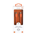 Pikkukuva 4 / 5: Lightning-kaapeli USB-C PD 3A Lataus ja Synkronointi POP-kokoelma 1,5m Jaym Oranssi Orange