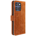 Miniatyrbillede 1 af 5: Housse Folio til Motorola Edge 60 Fusion og Edge 60 Video Støtte Brun kastanj