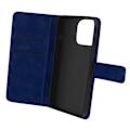 Miniatyrbillede 1 af 5: AVIZAR iPhone 14 Pro Max Wallet Cover - Soft Touch mat effekt - Midnatsblå - Video Support funktion Midnattsblå